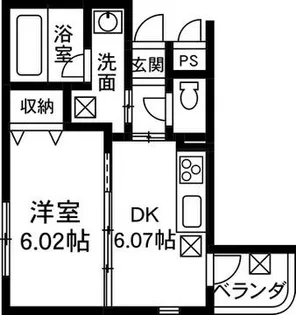 あさひレジデンス表町【3階】の間取り
