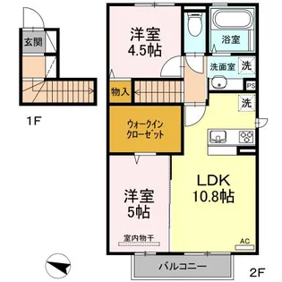 CLASSY小峯【2階】の間取り
