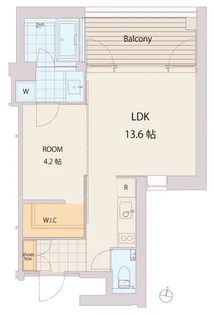エスセナーリオ麻布十番【7階】の間取り