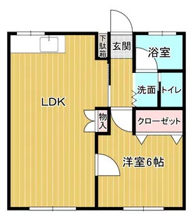 シュガーハウス【1階】の間取り