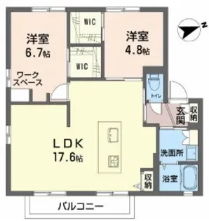 シャルムM・Y【1階】の間取り