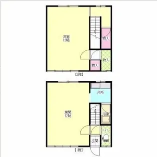 パレスおーまちの間取り