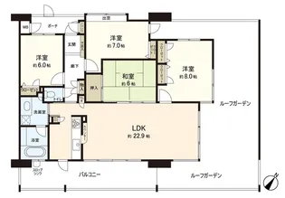 スターアーク古江東【10階】の間取り