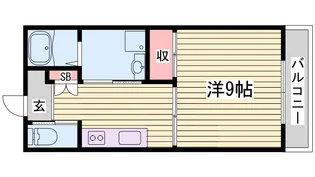 カリヨン三蔵田【2階】の間取り