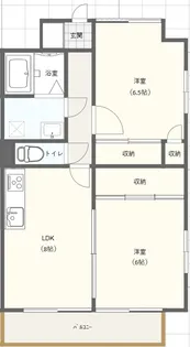 エクセレント上新ア・ライズ【4階】の間取り