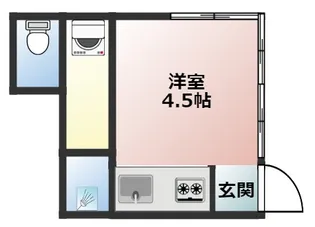 小崎アパート【2階】の間取り