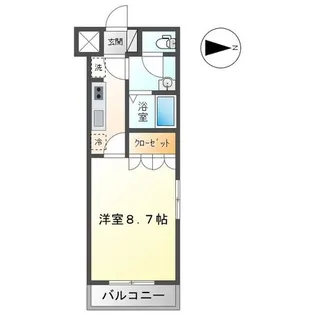 千葉県茂原市大芝【アパート】の間取り