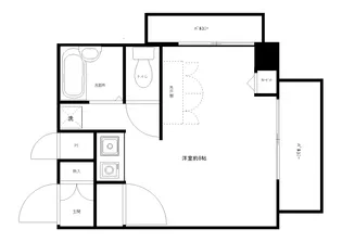 キャッスル都【6階】の間取り