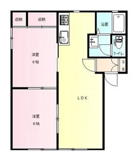 マーブルA【1階】の間取り