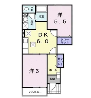 エーデルガーデン【1階】の間取り