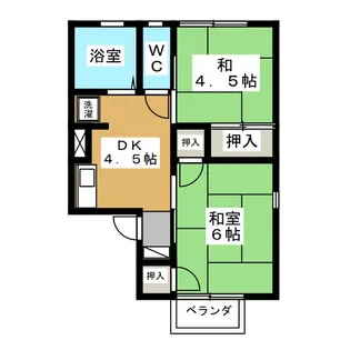 シャトレ【2階】の間取り