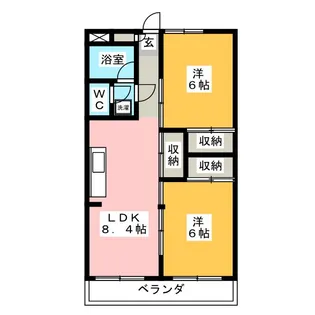 第3太田コーポ【3階】の間取り