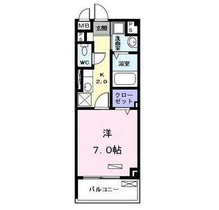 プラシード I【3階】の間取り