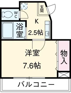 龍生堂橋本ビル【5階】の間取り