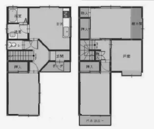 埼玉県行田市谷郷1【一戸建】の間取り