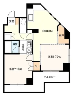 N246 B.L.D【8階】の間取り