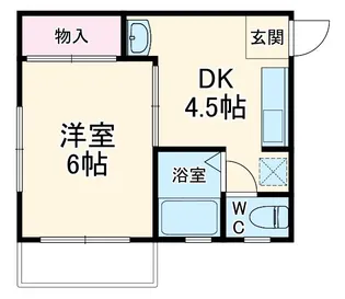 コーポメグミ【2階】の間取り
