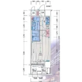 アドバンス西梅田【3階】の間取り