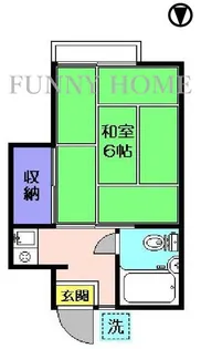 東京都世田谷区経堂5【アパート】の間取り
