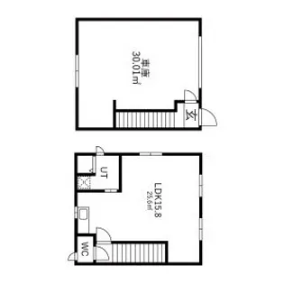 愛知県一宮市小信中島字西九反【一戸建】の間取り