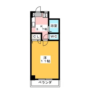 メゾン清里【5階】の間取り