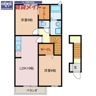 B.B CAPITAL【2階】の間取り