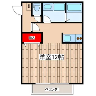 栃木県塩谷郡高根沢町宝石台2【マンション】の間取り