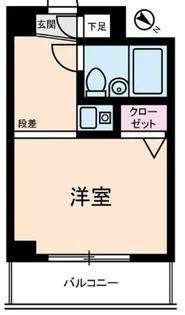 東京都渋谷区本町1【マンション】の間取り