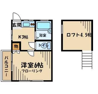 レスポワール【2階】の間取り