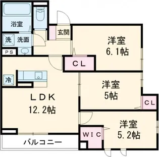 セレスティア荻窪【2階】の間取り