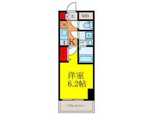 クローバー・レジデンス阪大前【8階】の間取り