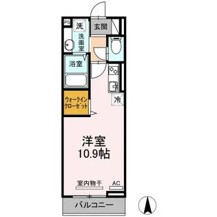 ヴィラパティオC【3階】の間取り