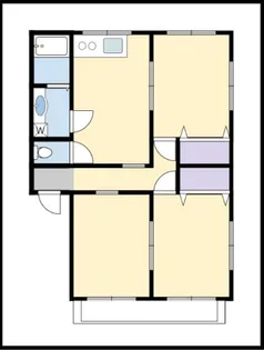 操陽コーポ【1階】の間取り