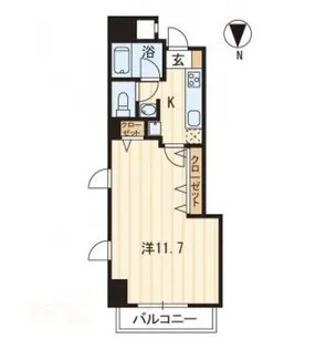 ソレアード古新町【4階】の間取り