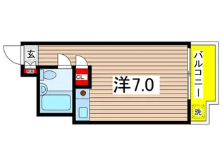 ダイコーパレス京成小岩【4階】の間取り