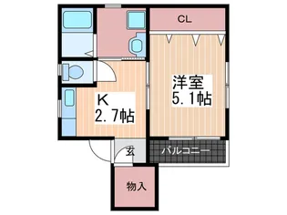アイランドビル17【3階】の間取り