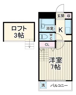 プラム常盤平【2階】の間取り