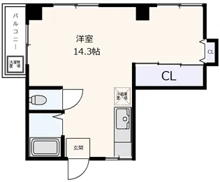 サンハイツ池原【2階】の間取り