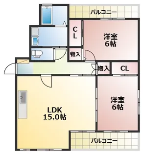 インフィニティ出水I【3階】の間取り