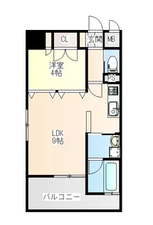 宮城県仙台市青葉区二日町【マンション】の間取り