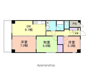 プリムローズ【7階】の間取り