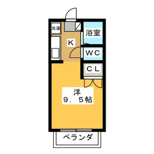 サラダI【2階】の間取り