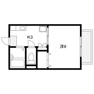 ハイフィールド【2階】の間取り