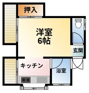 千葉県長生郡一宮町新地甲【アパート】の間取り