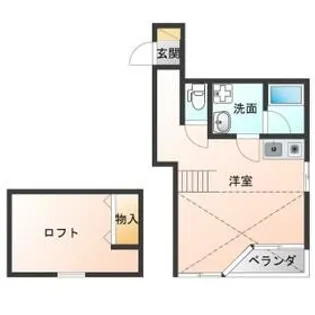 プラムハイツ【3階】の間取り