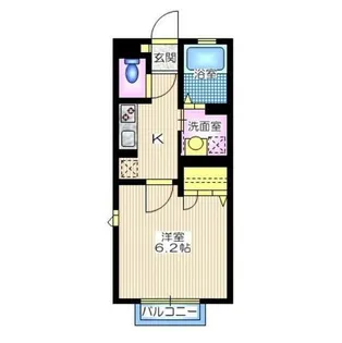 TKハウスB【1階】の間取り