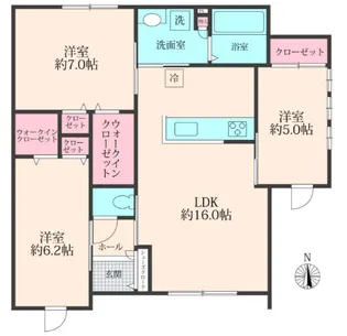東京都世田谷区代田1【一戸建】の間取り