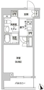 ホームズR四谷【7階】の間取り