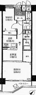 東京都中野区本町4【マンション】の間取り