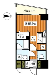 プレディアスタイル横濱沢渡【3階】の間取り